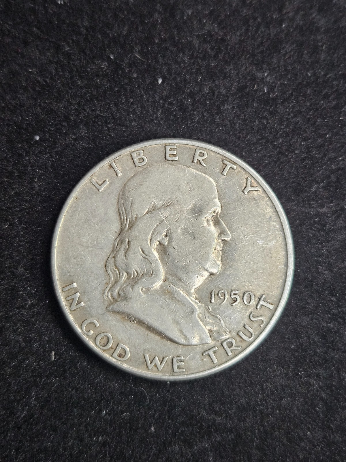 Random Date/Mint - 90% Silver Franklin Half Dollar Fine Grade Circulated