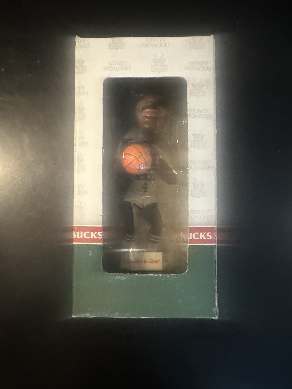 Sidney Moncrief Bobblehead Milwaukee Bucks NIB 2008 NBA BOBBLE Razorbacks
