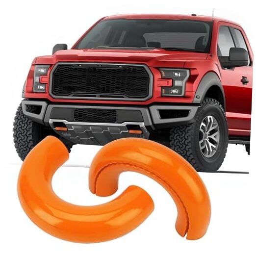 Tow Hook Covers Compatible with 2004-2026 F150 Accessories Bronco Neon Orange