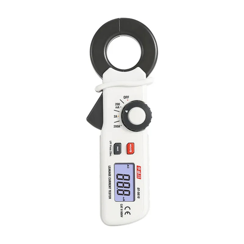Mini AC Leakage Current Tester 100μA High Resolution 2000 Counts DT-9810