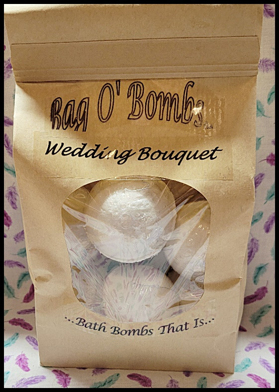 NEW Handmade 'Wedding Bouquet' Relaxing Bathbombs(6)! Bag O' Bombs! 15 oz