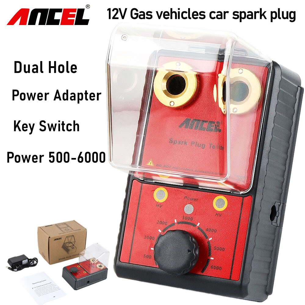 ANCEL SP02 Dual Hole Spark Plug Tester Automotive Engine Ignition Gasoline Tool