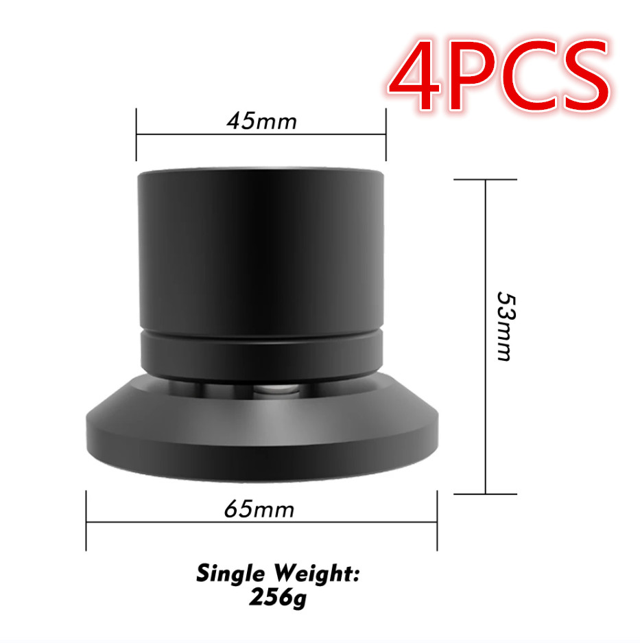4PCS/Set Speakers Feet Amp Anti-shock Absorber Feet Pad Vibration Nail Base Pads