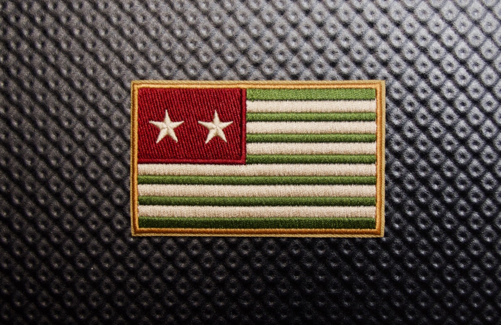 Subdued Premium Embroidered Civil War Western Forces Flag WF Morale Patch