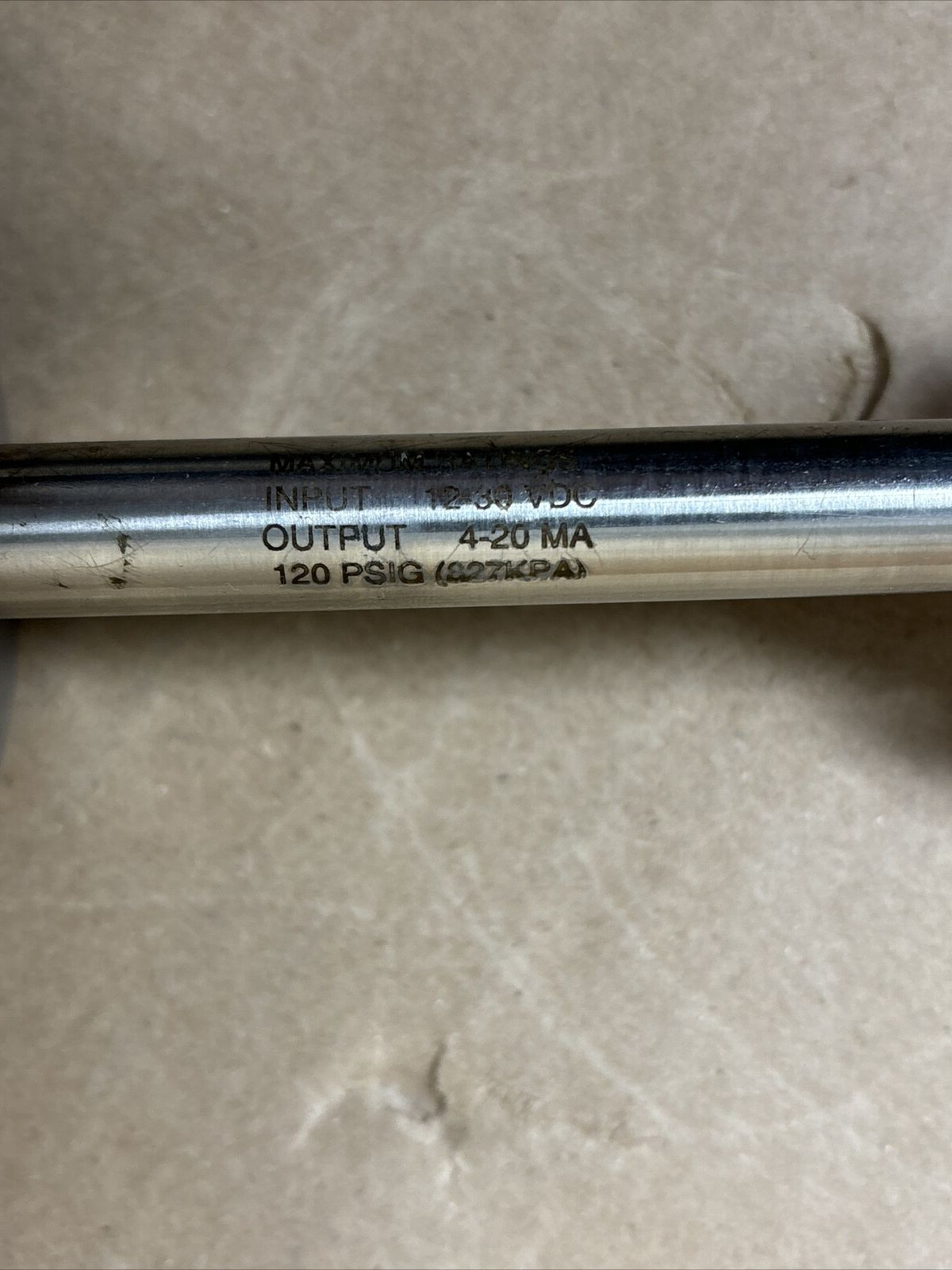 Madison 120PSI C4651 4-20mA Continuous Level Transmitter Float Sensor 40"