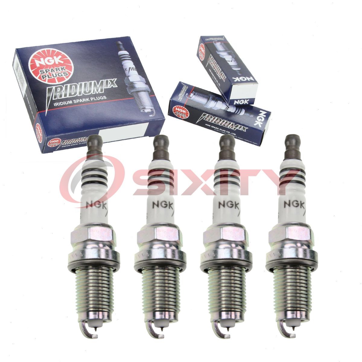 4 pcs NGK Iridium IX Spark Plugs for 2007-2014 Honda Fit 1.5L L4 - Engine mr