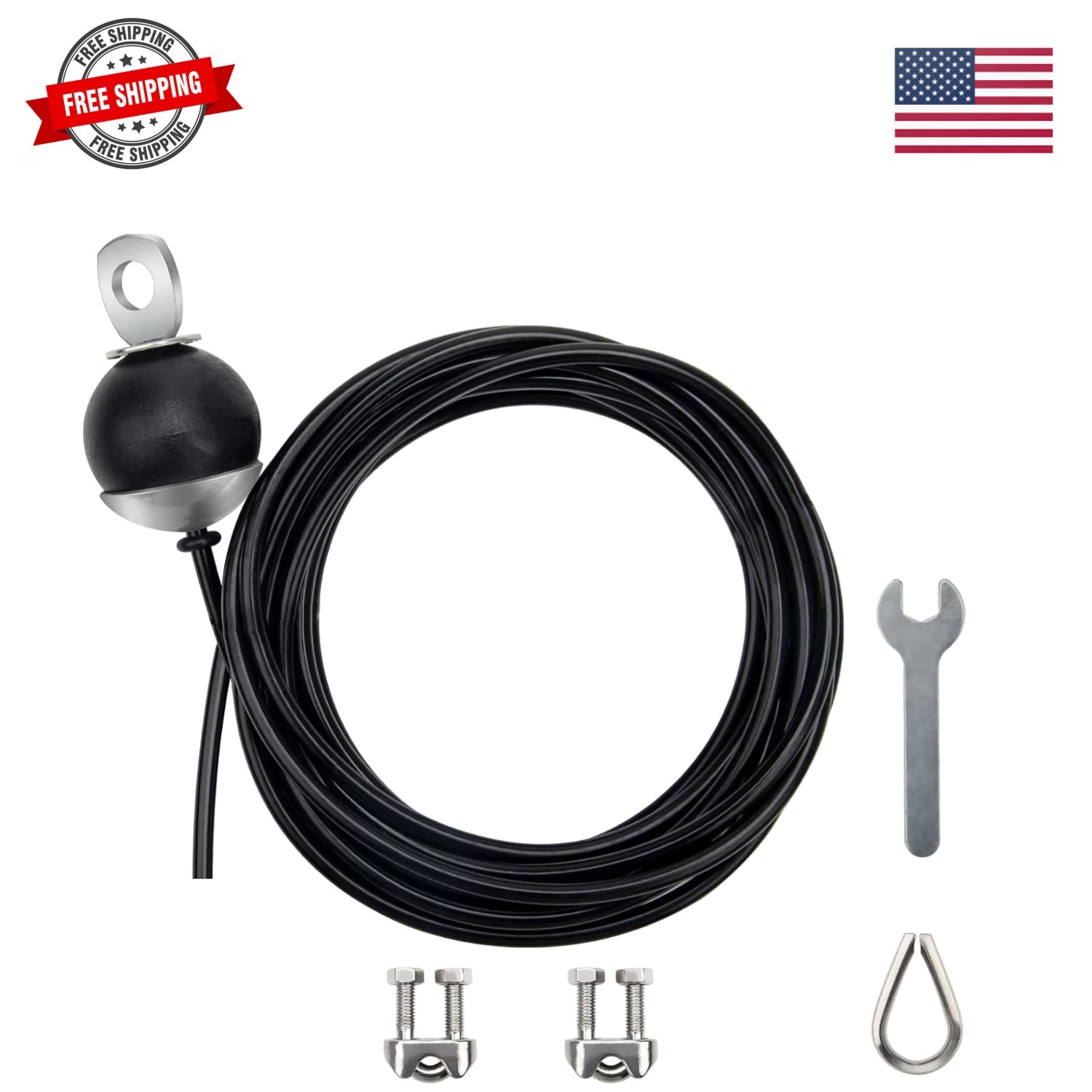 Adjustable Fitness Pulley Cable,Replacement Cable Machine Accessories,Cable P...