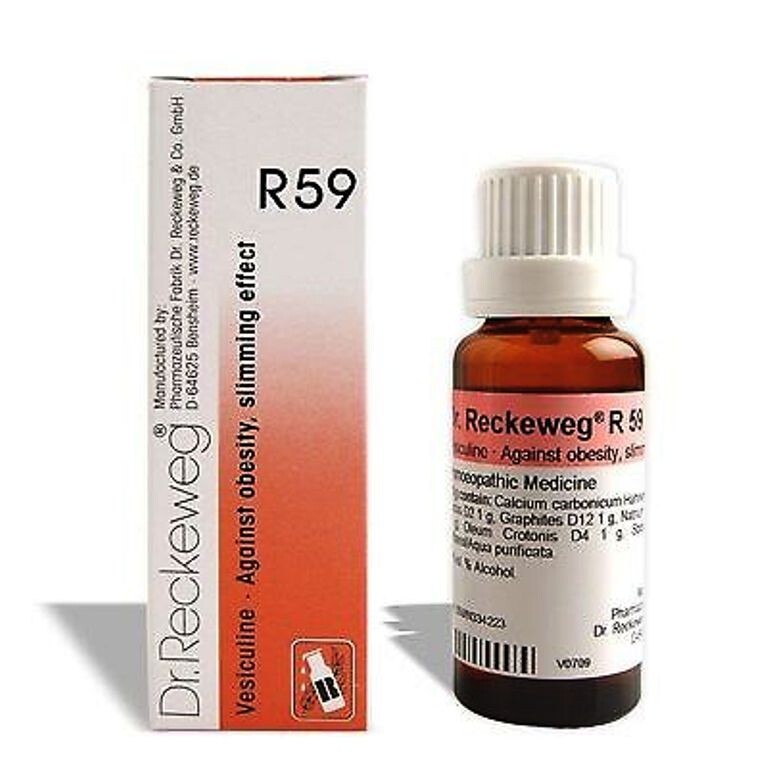 Pack of 2 Dr. Reckeweg R59 22ml - Natural Homeopathic Remedy - Free Shipping