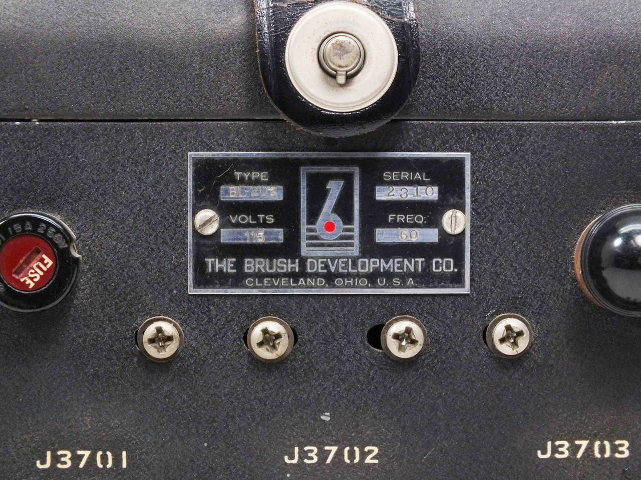 Brush BL-202 2-Channel Magnetic Azimuth Elevation Oscillograph - As Is