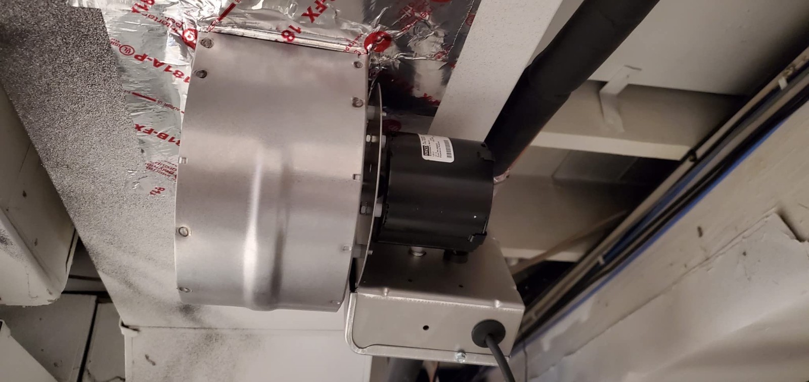 Inline Duct Booster Fan 275 CFM, Round & Rectangular Ducts#
