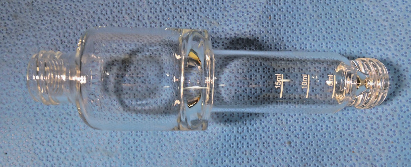 NEW Thermo Scientific 100mL Vial Glass Evaporation Extension Bottle 22184-62242