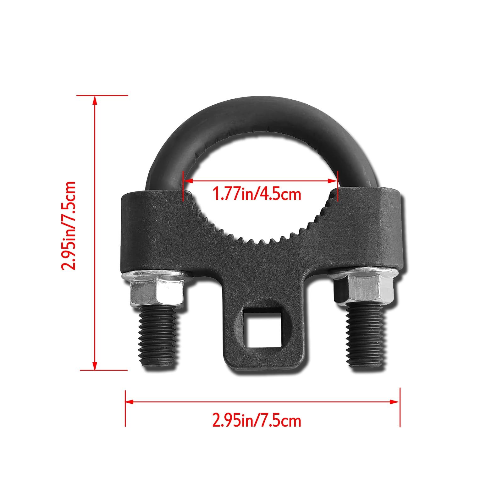 Inner Tie Rod Removal Tool,with Non-Slip Teeth for and...