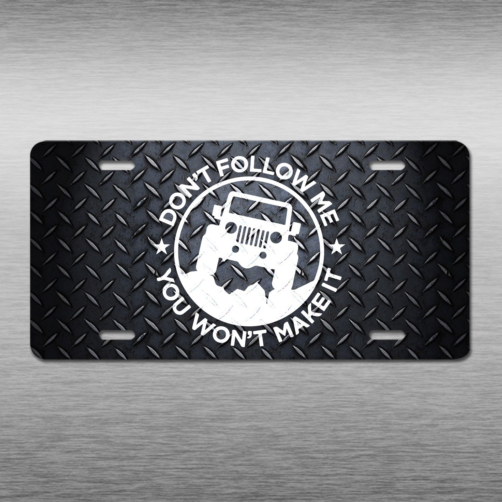 JEEP Inspired Novelty Art Fun LICENSE PLATE Car Truck SUV Car Tag Flat Print