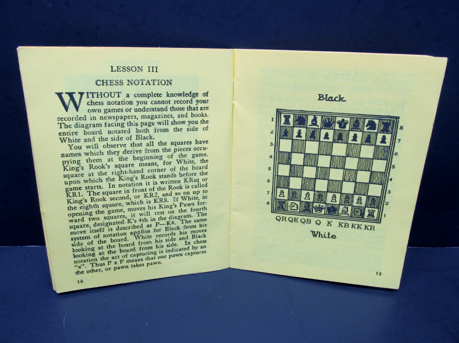 AN INVITATION TO CHESS, Chess Instruction, Crisloid Plastic Inc.