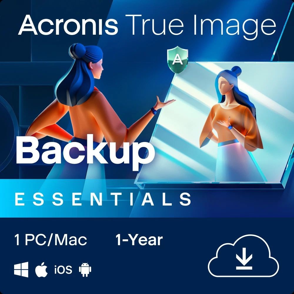 Acronis True Image Essentials 2026 1 Device / 1 Year Backup / Security DE/ML NEW