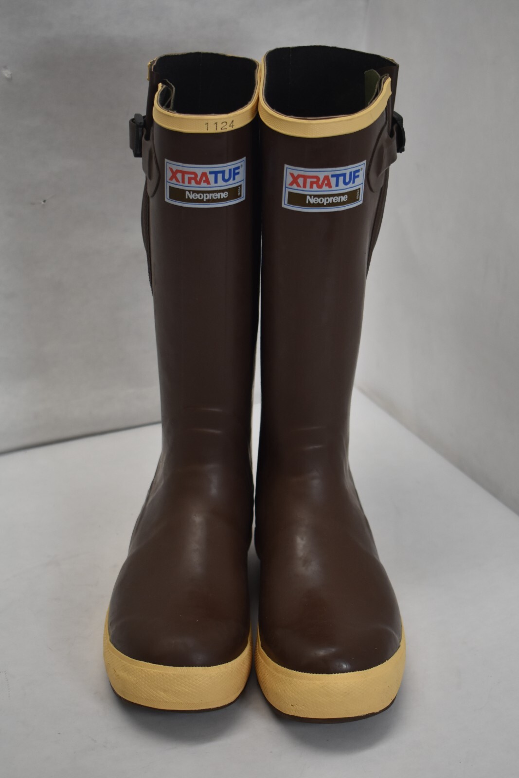 Xtratuf Fishing Watertight Latex Neoprene Slip Resistant Traction 15" Brown Sz 7