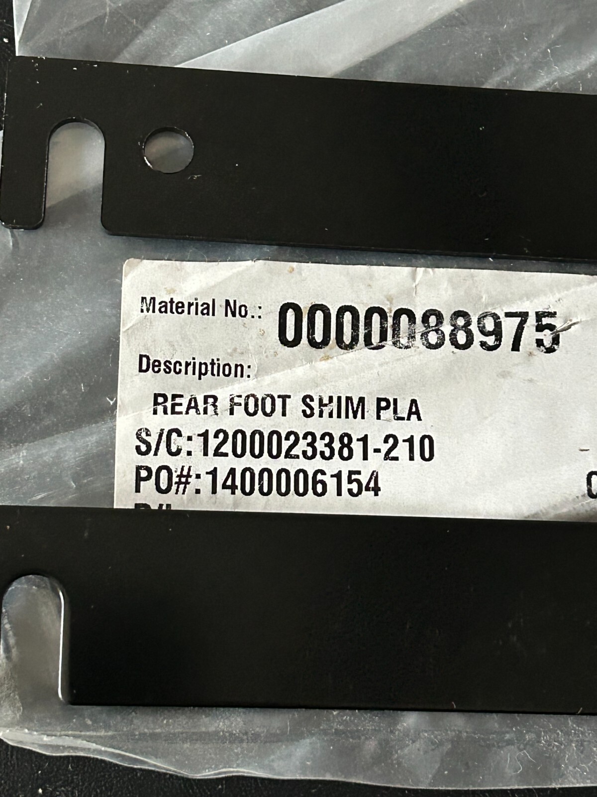 Matrix REAR FOOT SHIM PLATES (TM503) T7x T5x T130x 0000088975 NEW