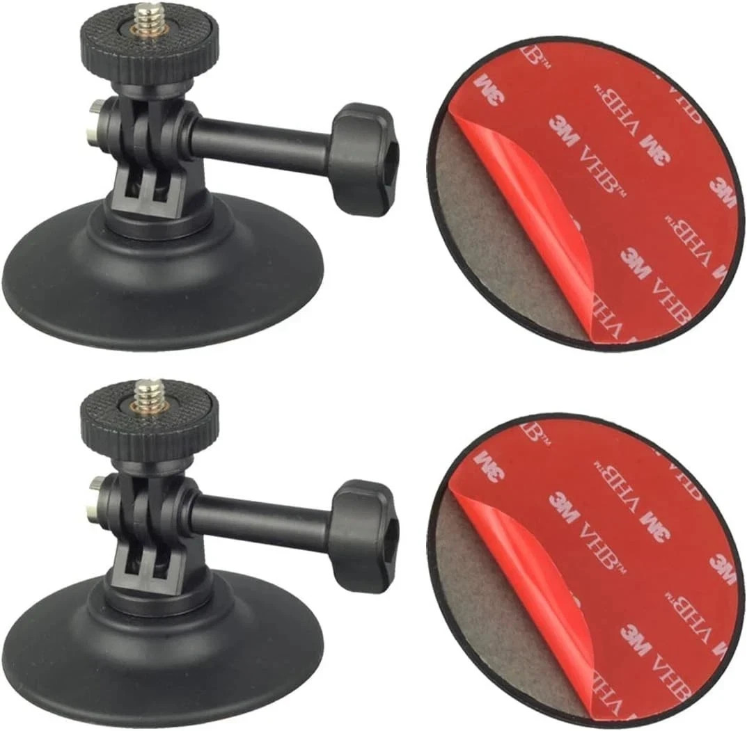 2Pack Flexible Adhesive Mount Kit Helmet Camera Mount for insta360 X3 X4 GO One