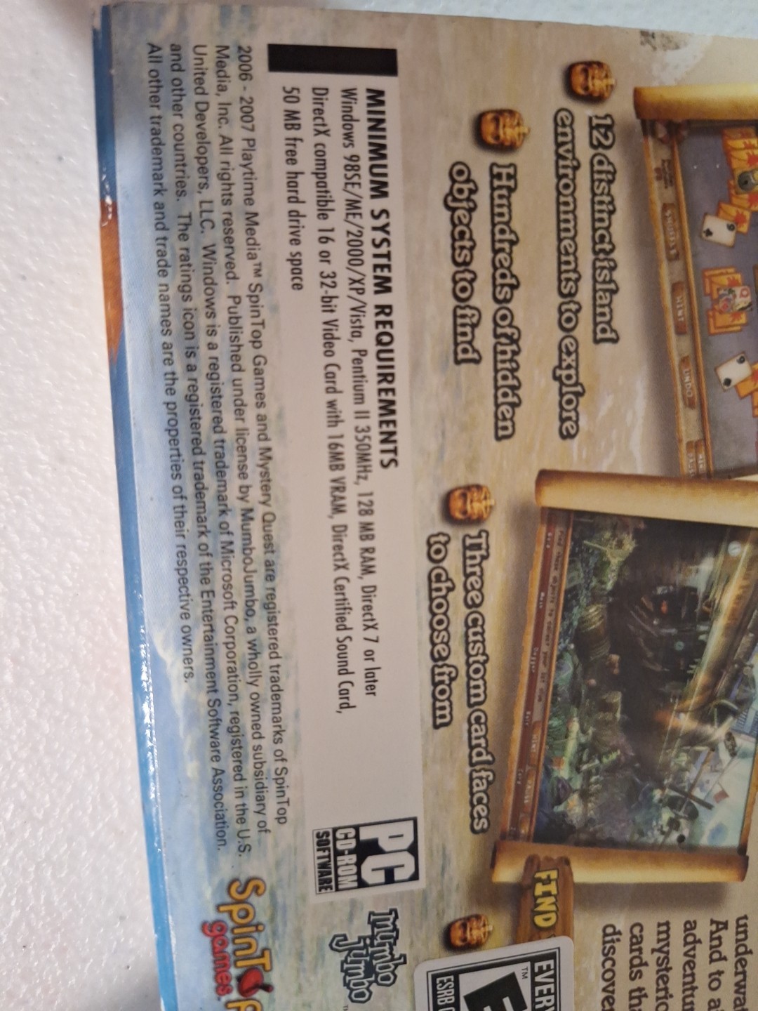 4 PC CD- ROM Software Games Used. See Pics For Titles.