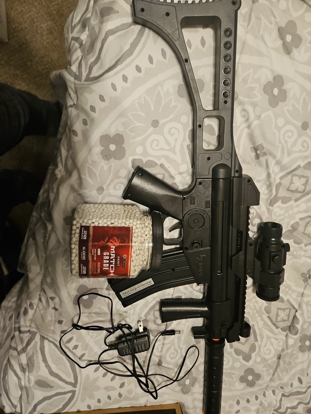 Game Face TACR91 Tactical Full-Auto Airsoft Rifle, Up To 200 FPS