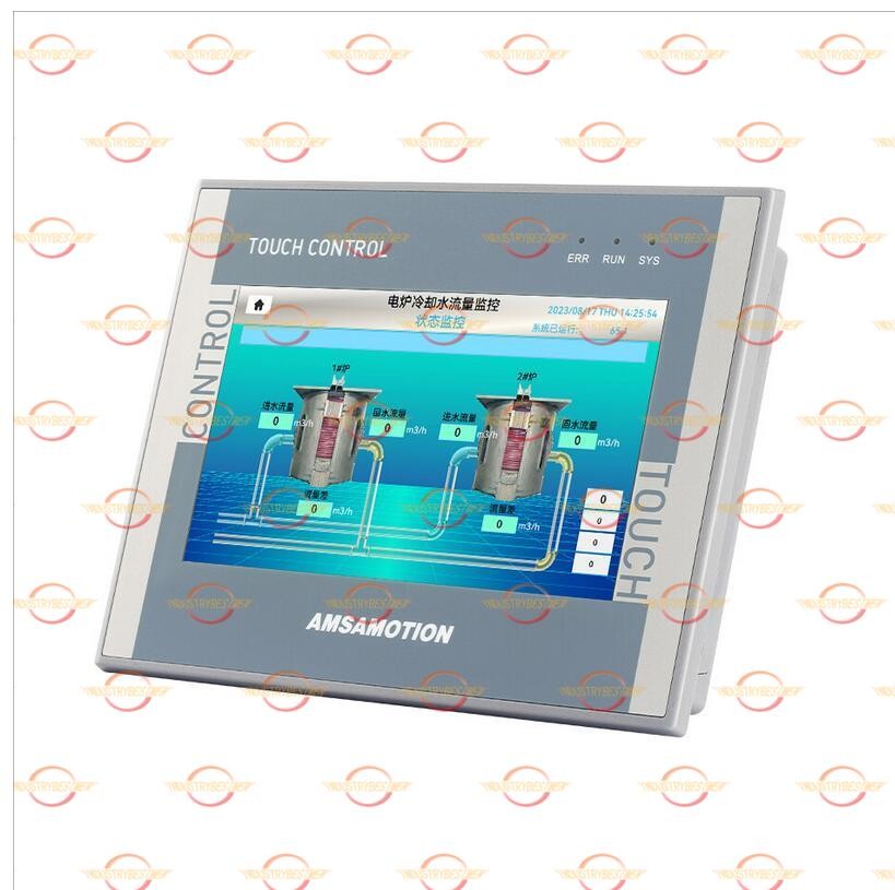 AMSAMOTION 7 Inch HMI PLC All-in-One FX3U Ethernet AMX-HM7A-32MR Touch screen
