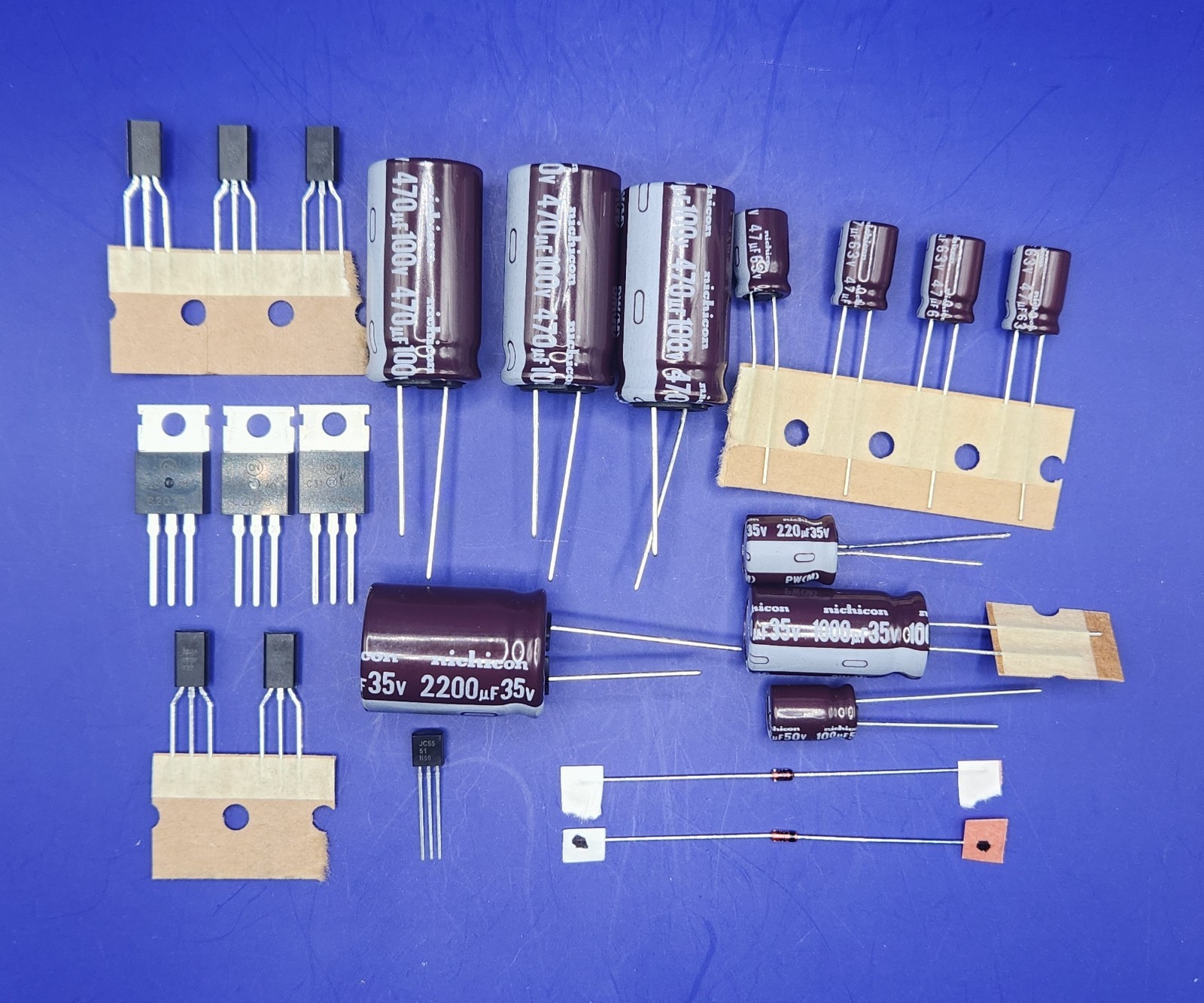 Pioneer SX-850 Power Supply Board Rebuild Recap Kit FASTEST FREE SHIPPING