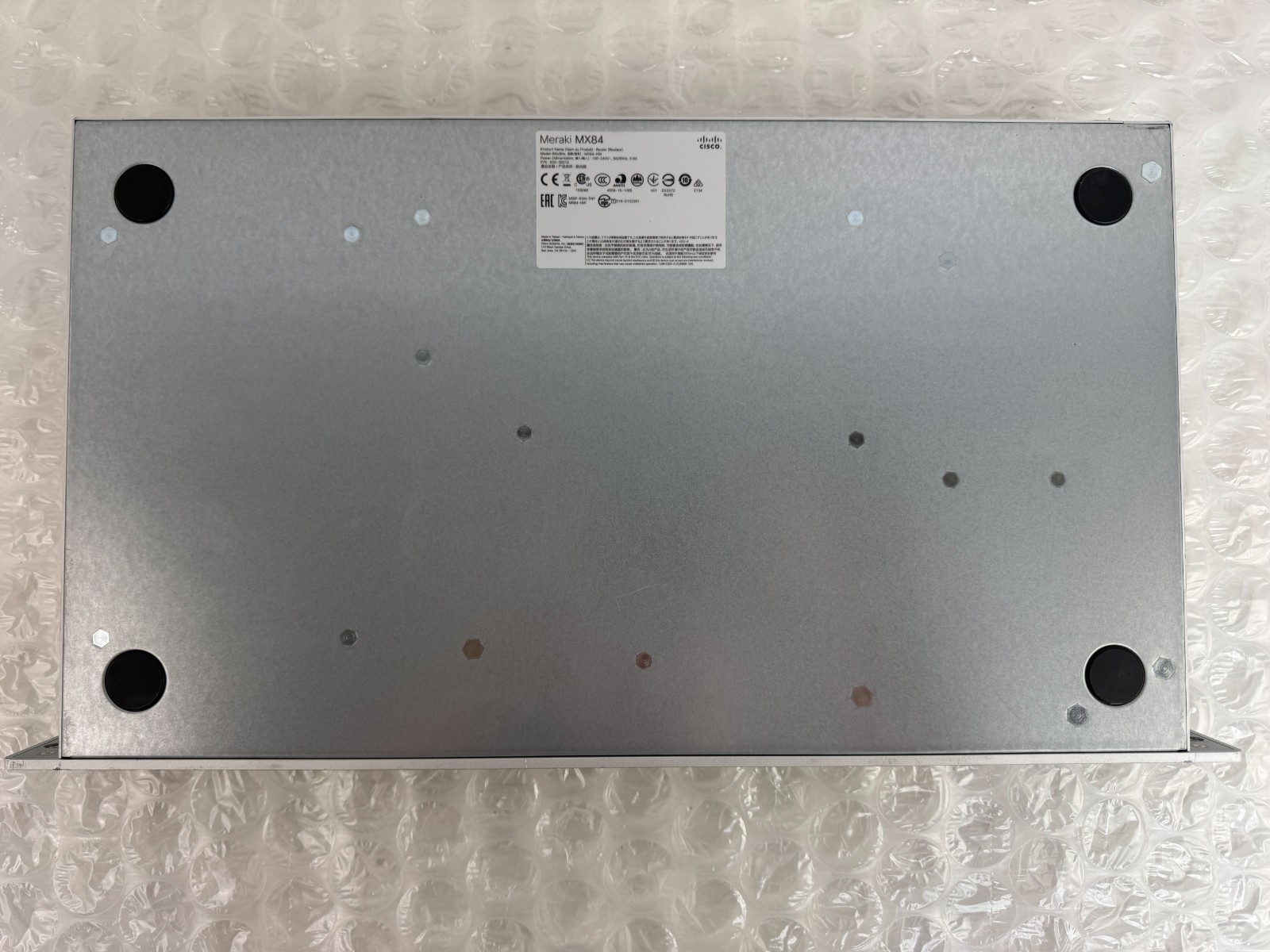 Cisco Meraki MX84-HW Cloud Managed Security Appliance - Unclaimed