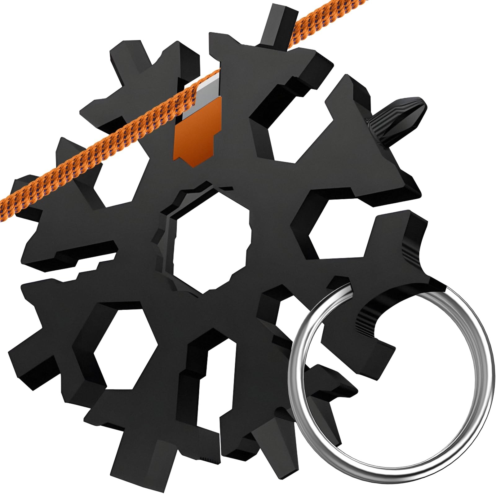 Gifts for Christmas Stocking Stuffers Men,35 in 1 Snowflake Multi Black