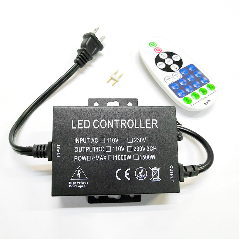 8x17mm Rope Lights Wireless Switch Dimming Remote Controller - Max Control 50m