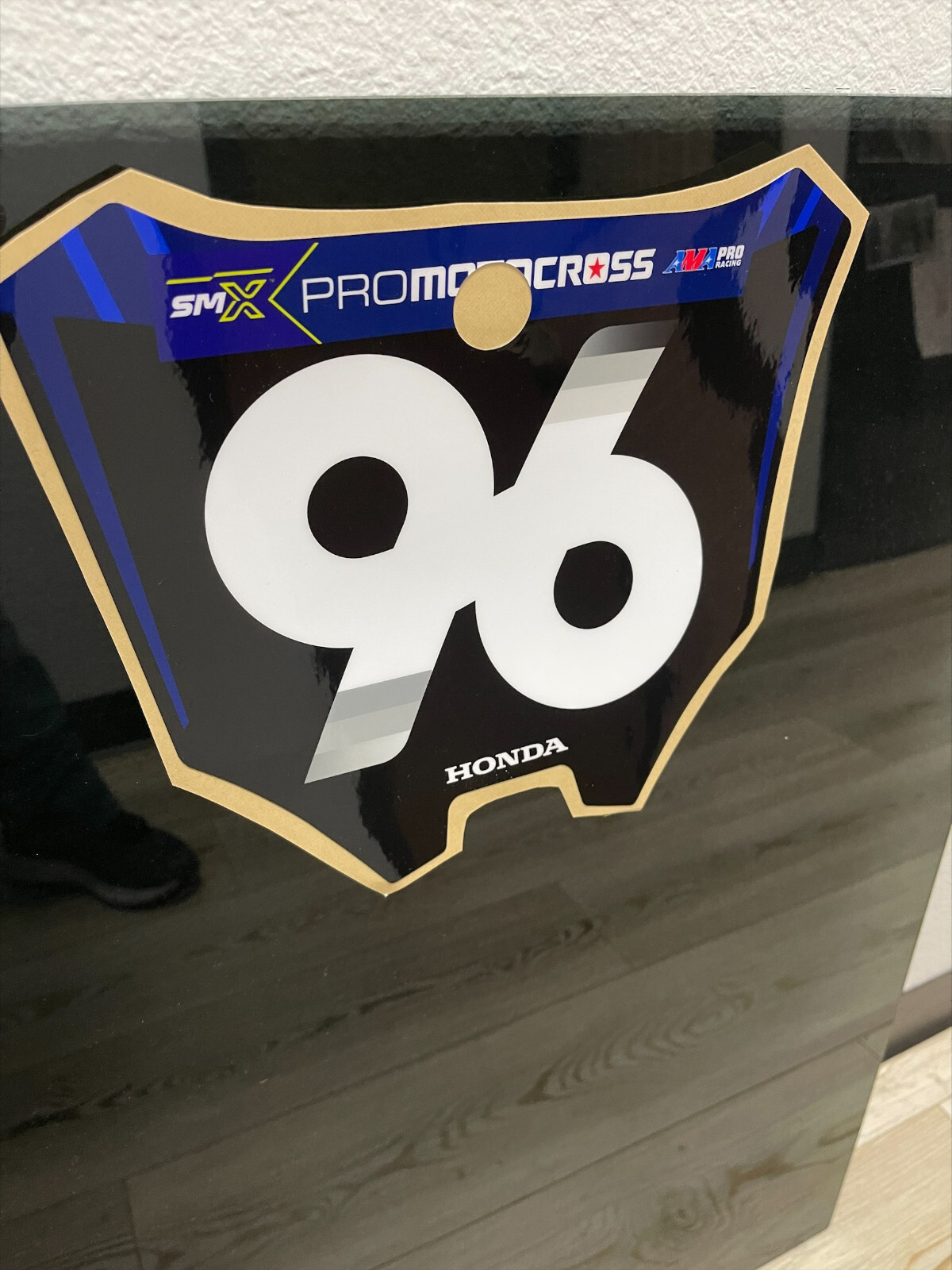 HONDA LAWRENCE 96 NUMBER PLATE DECAL GRAPHIC 250 450 PROMOTOCROSS NEW SWEET GIFT