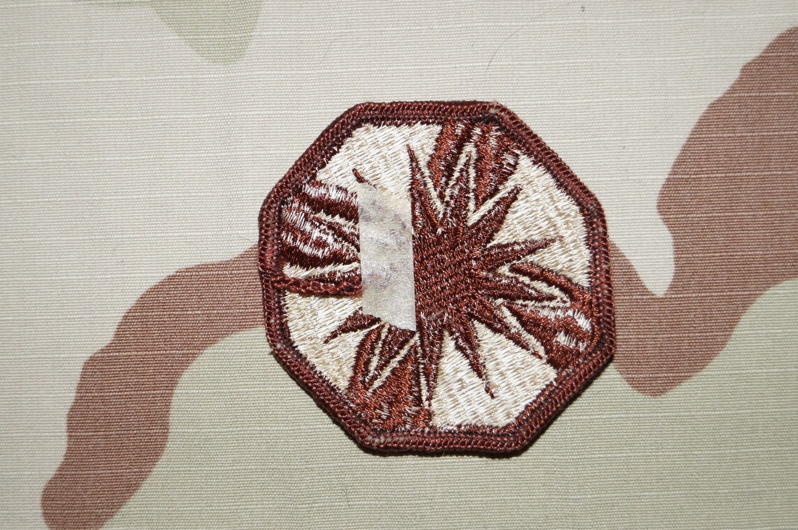 Military Patch US Army 13th Corps Support Command COSCOM DCU Desert Authentic