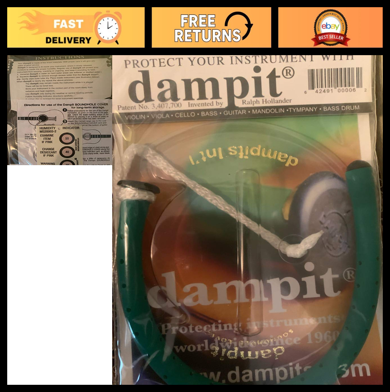 Guitar Humidifier for Acoustic & Electric Guitars - Essential Care & Maintenance
