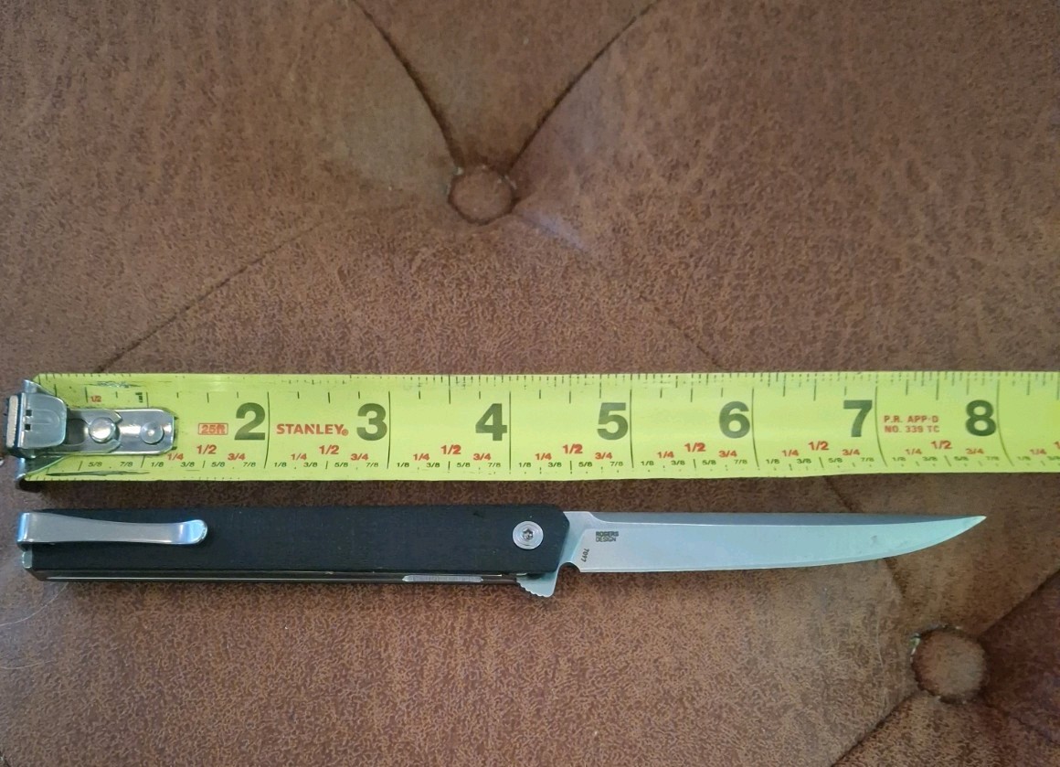 CRKT CEO Everyday Carry EDC Pocket Folding Knife: Plain Edge Blade, Pocket Clip