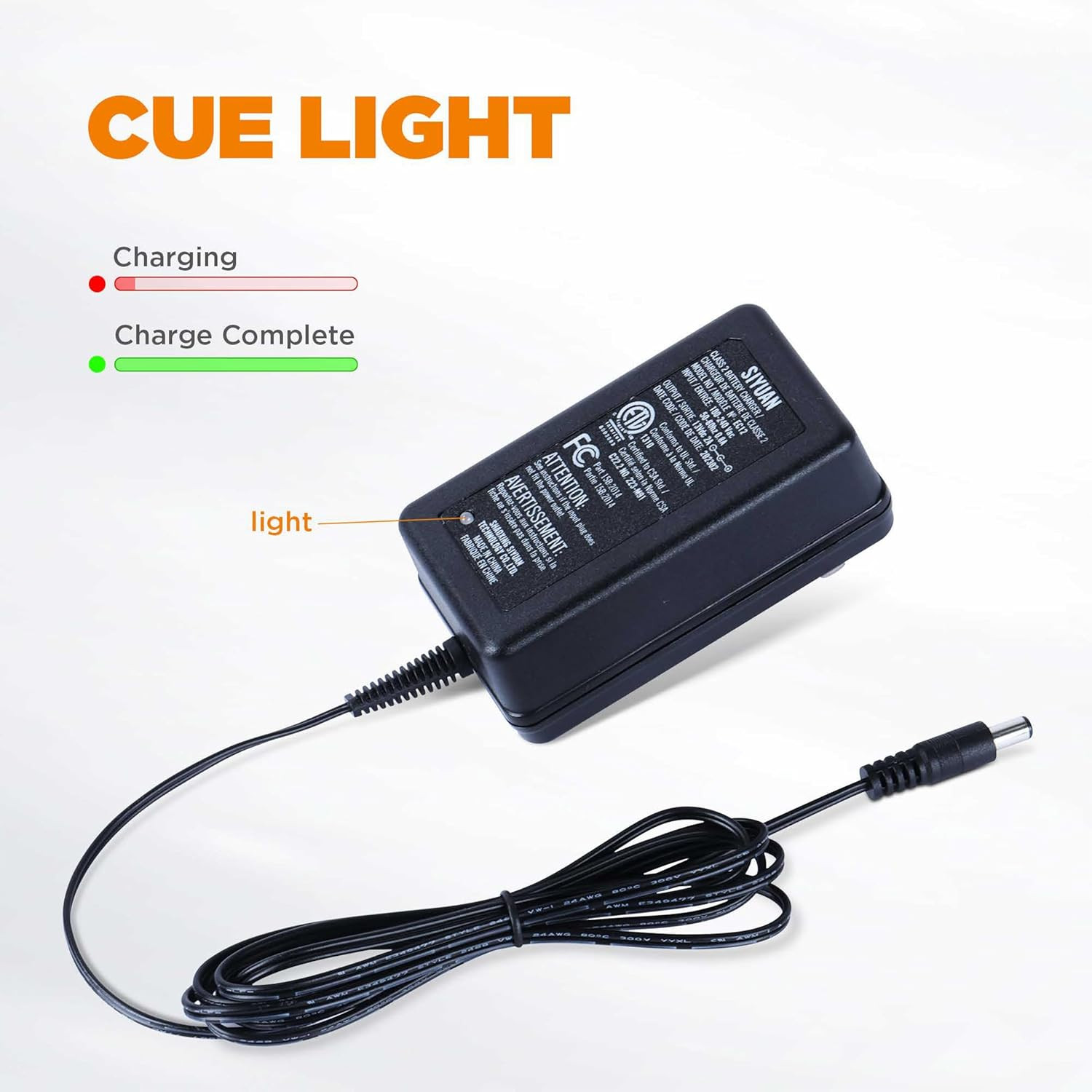 Siyuan Generator Battery Charger 12V 2A Output 5.5Mm/2.1Mm Connector Compatible