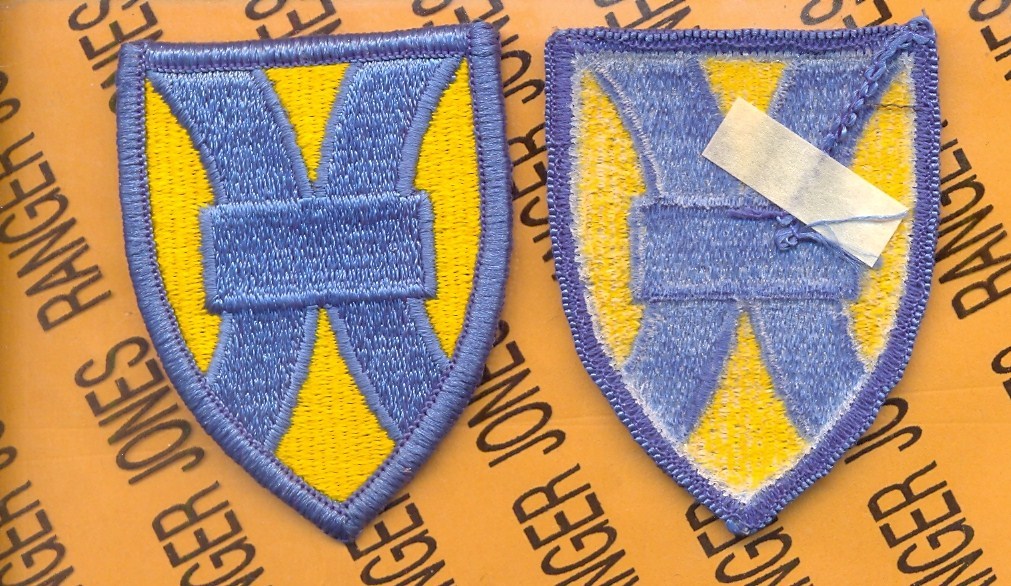 1st / 21st Support Command Dress ~2.5" uniform patch m/e