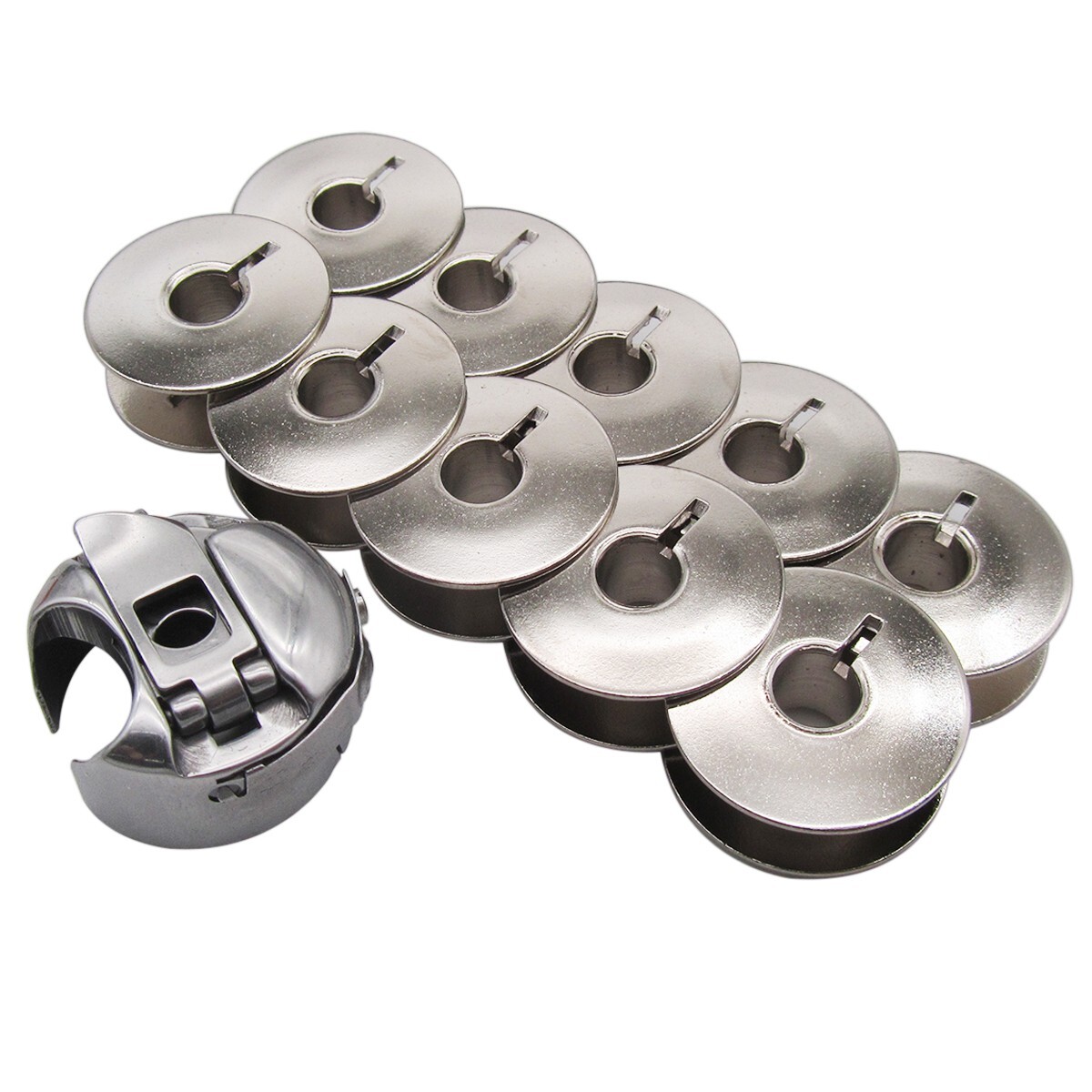 BOBBIN CASE& BOBBINS Small L Size FOR JUKI TL98 TL98Q TL98QE TL2010Q TL2200-Mini