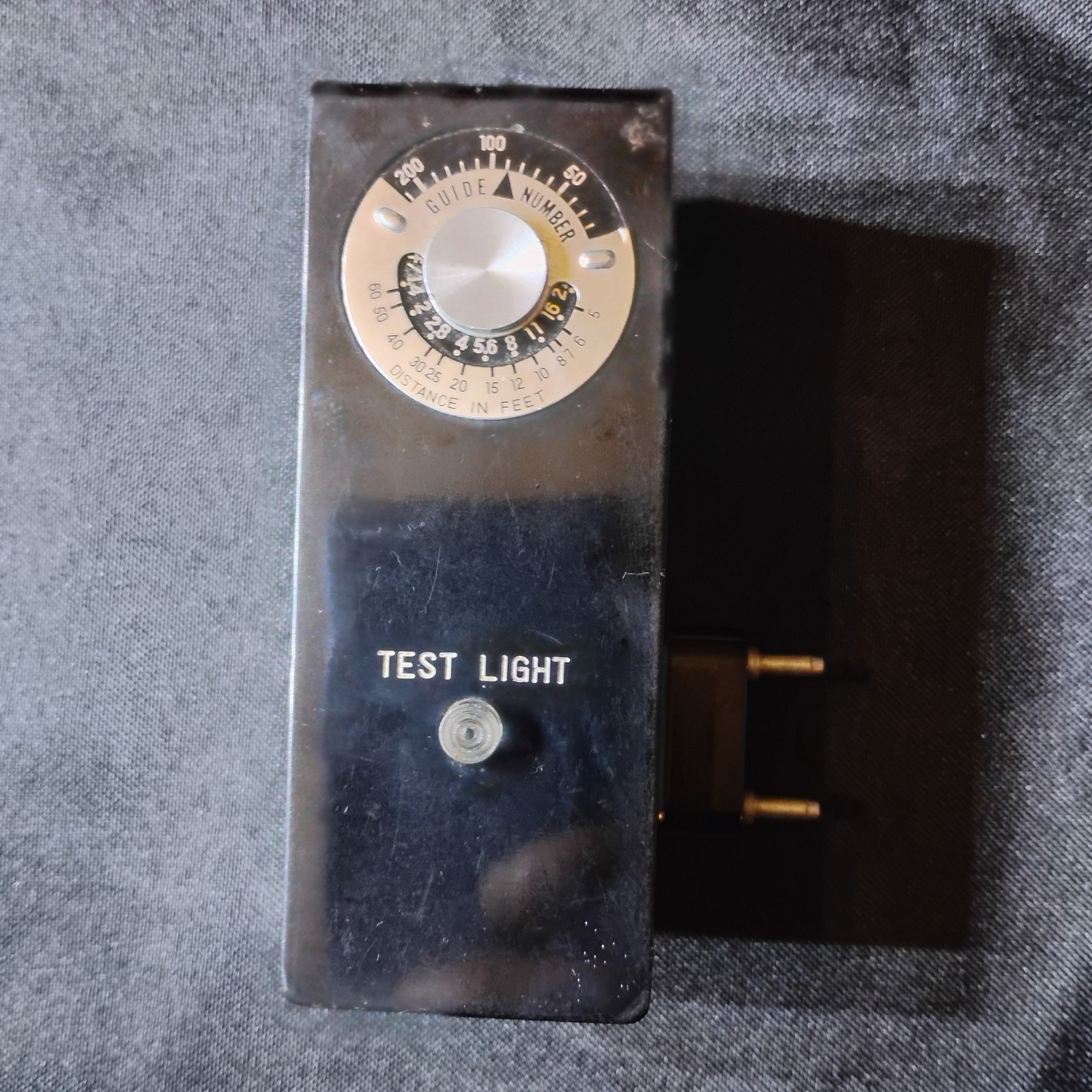 Vintage Argus Flash Gun Unit with Test Light & Exposure Dial - Untested
