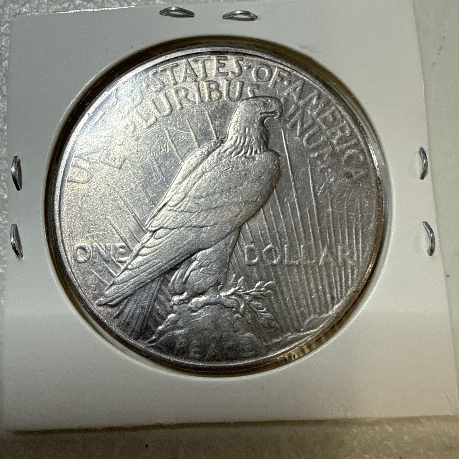 1922-S Peace Dollar In XF Condition