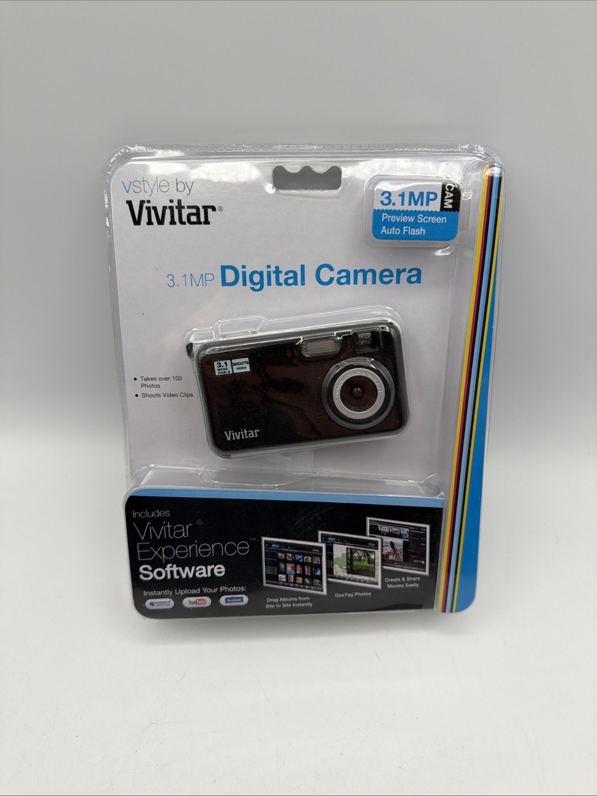 Vivitar Vstyle VS28B 2.1 MP Digital Camera Black