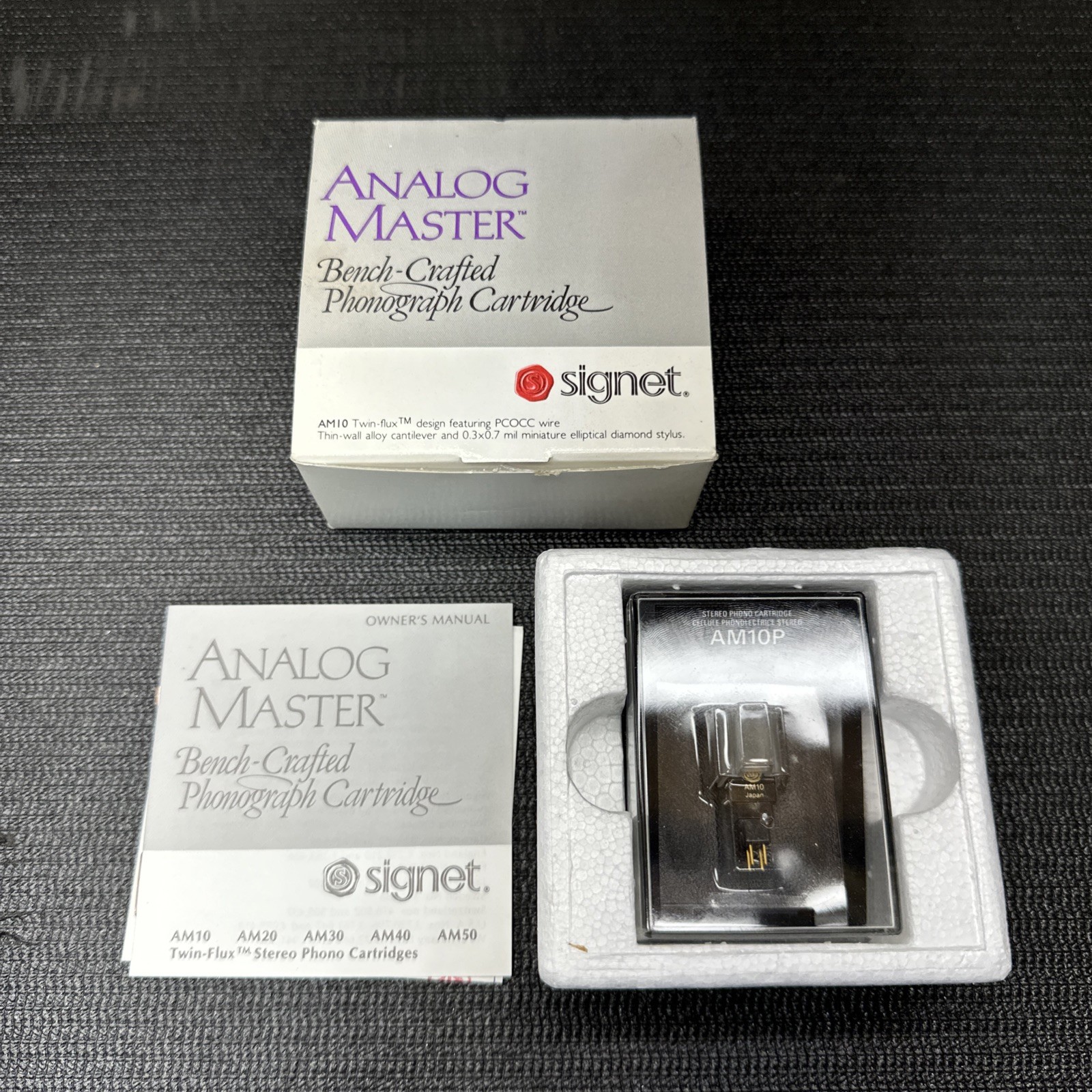 NEW IN BOX Vintage Analog Master Phonograph Cartridge AM10P Signet Made In Japan