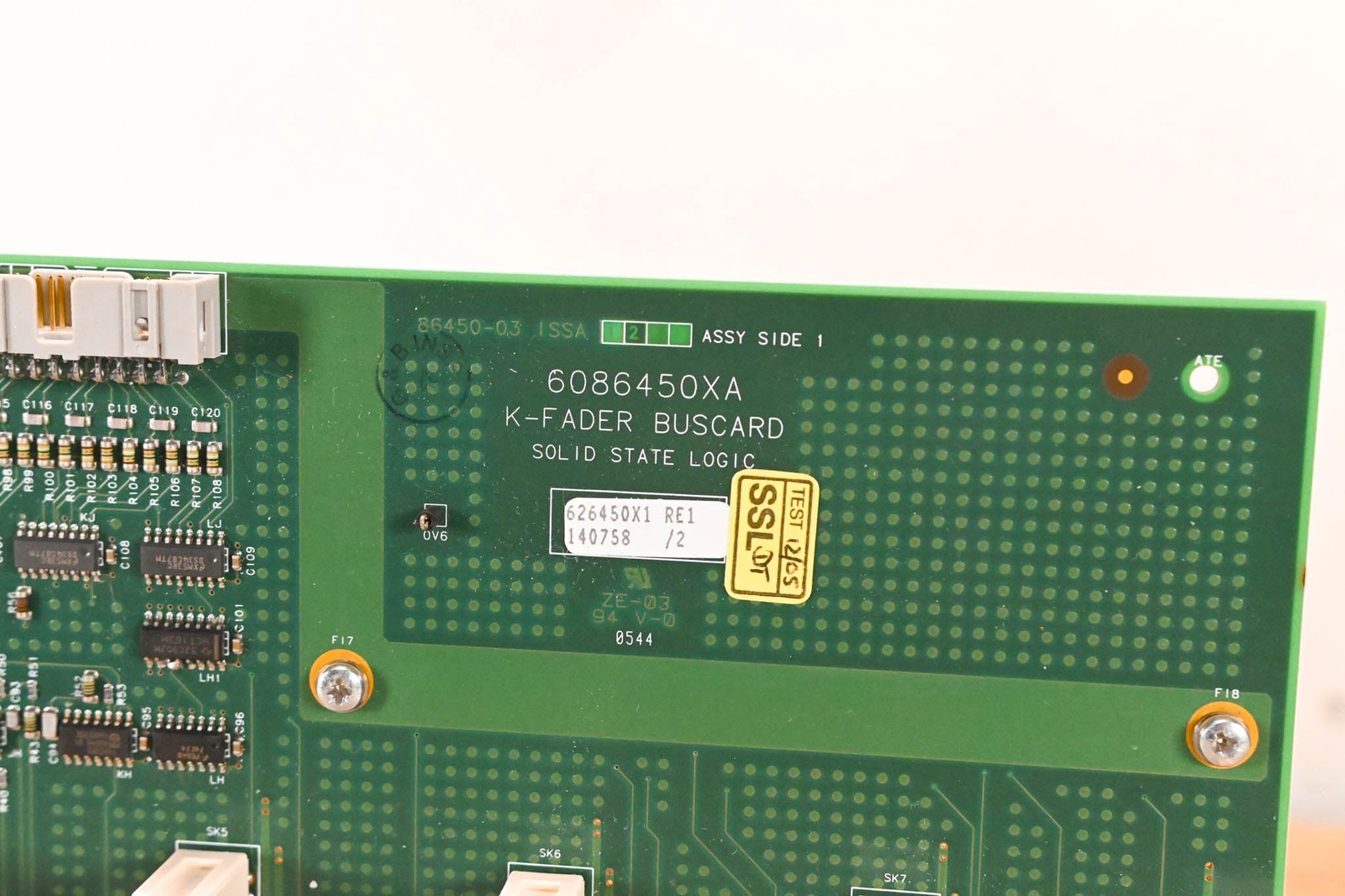 Solid State Logic SSL C300 HD K-Fader Buscard CG01UZ8