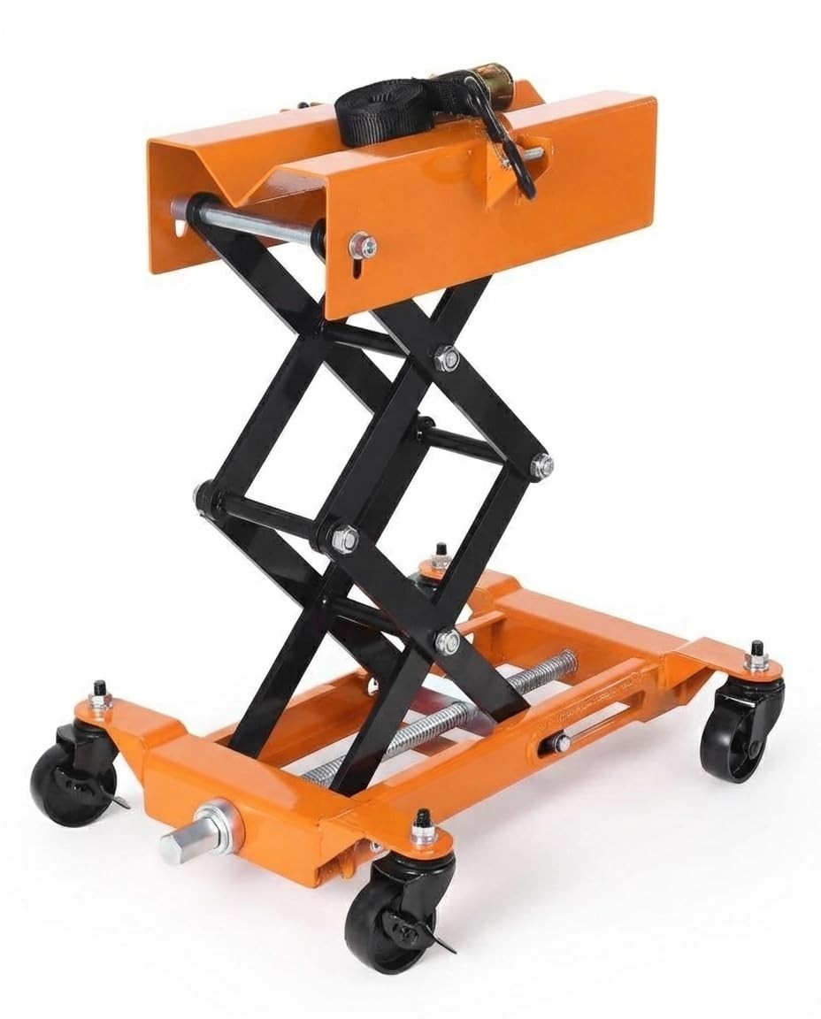 450 LBS Transmission Jack Power Transfer Jack Adjustable Height Garage Workshop