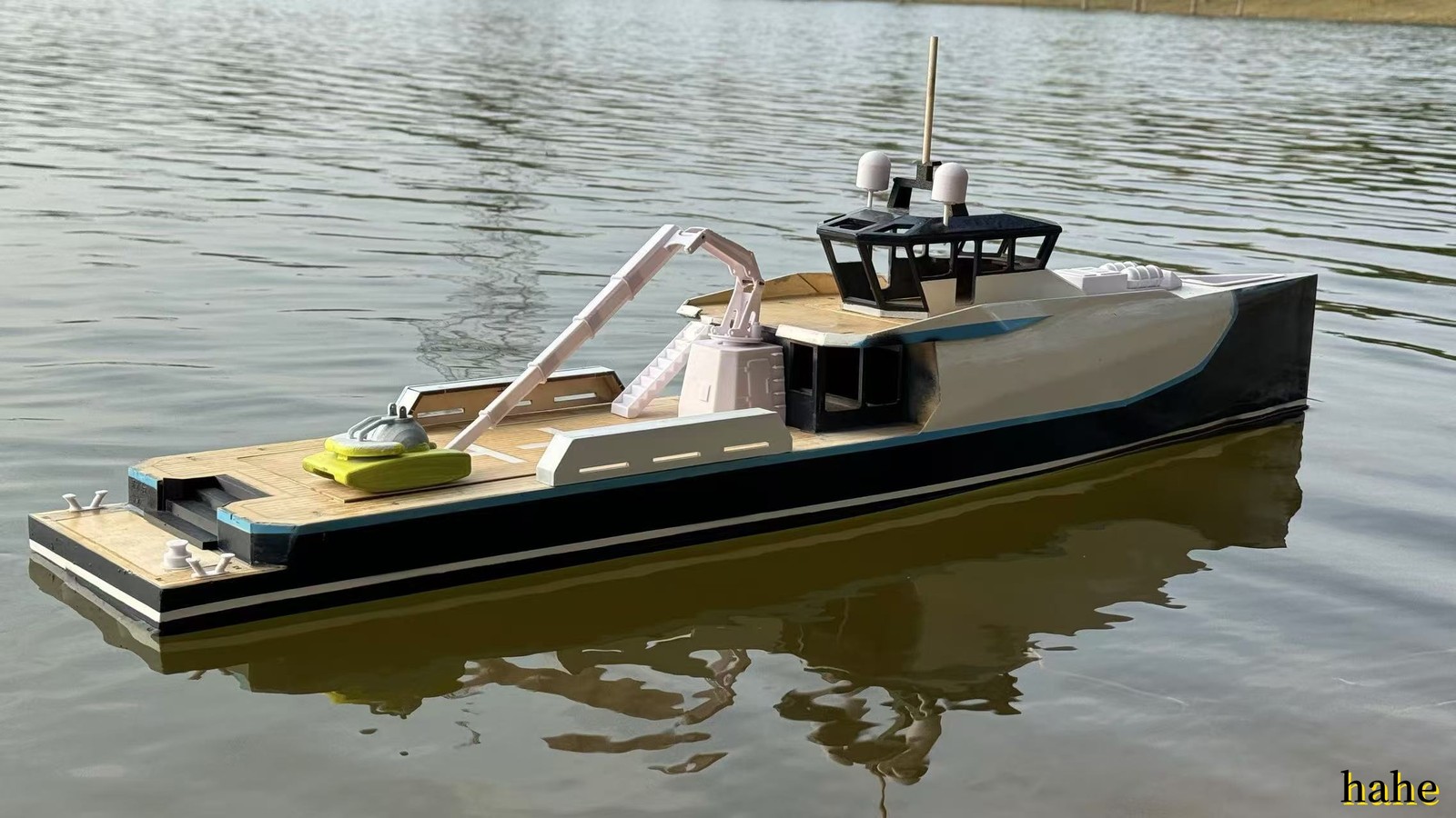 1/50 Damen YS 4508 Yacht 900mm 35.4" RC Model Ship Assemble Wooden Kit