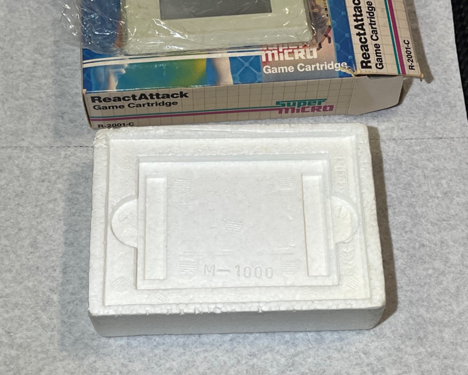HTF 1983 Palmtex React Attack Home Computer Software Super Micro Cartridge Game
