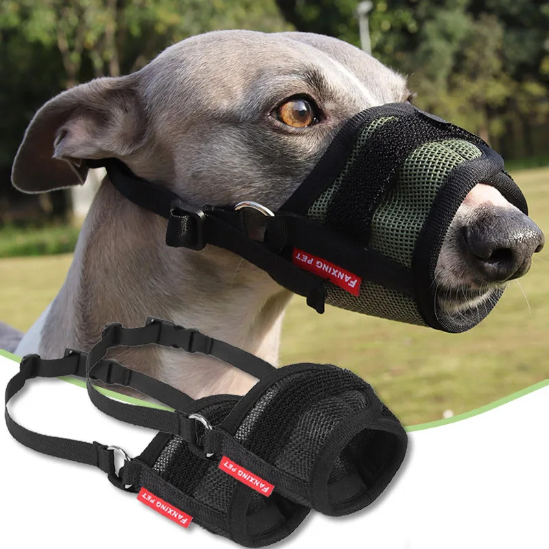Summer Mesh Breathable Dog Mouth Cover Anti-bite Anti-bark Pet Supplies