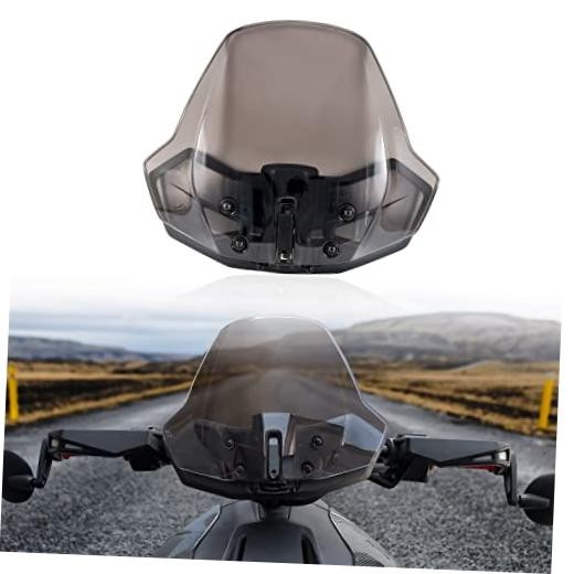 Dark Tinted Front Windshield for Can-Am Ryker, Adjustable Front Tinted