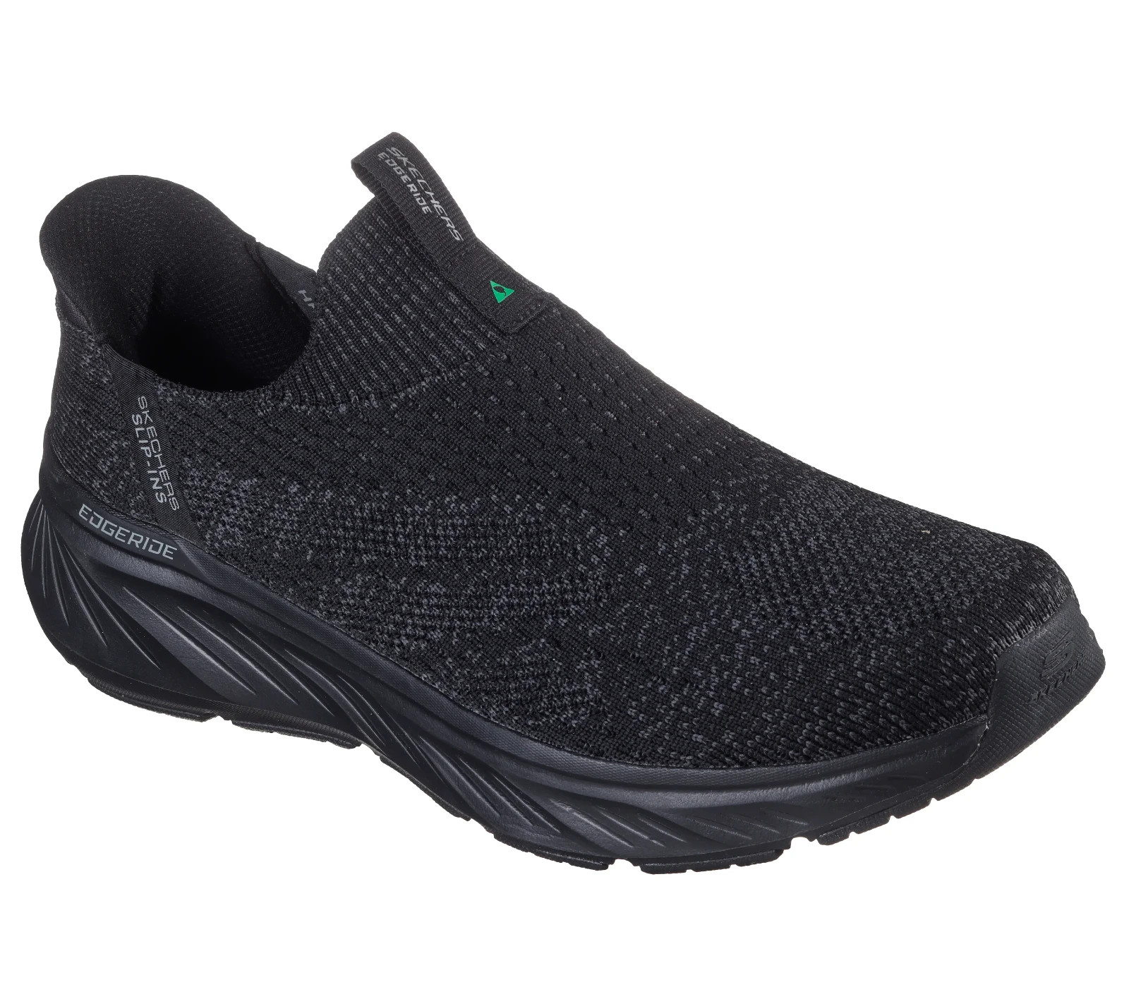 Skechers Shoes Men's Slip ins on Black Wide Fit Hands Free Relaxed Pillow 232839