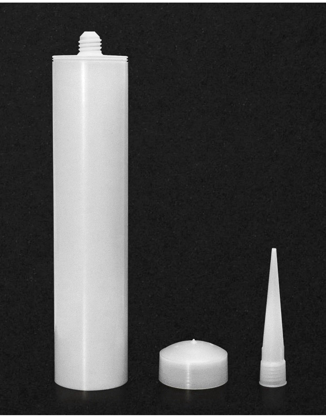 300ML Empty Caulk Tube 10 oz Reusable Plastic Cartridge 10 Pack