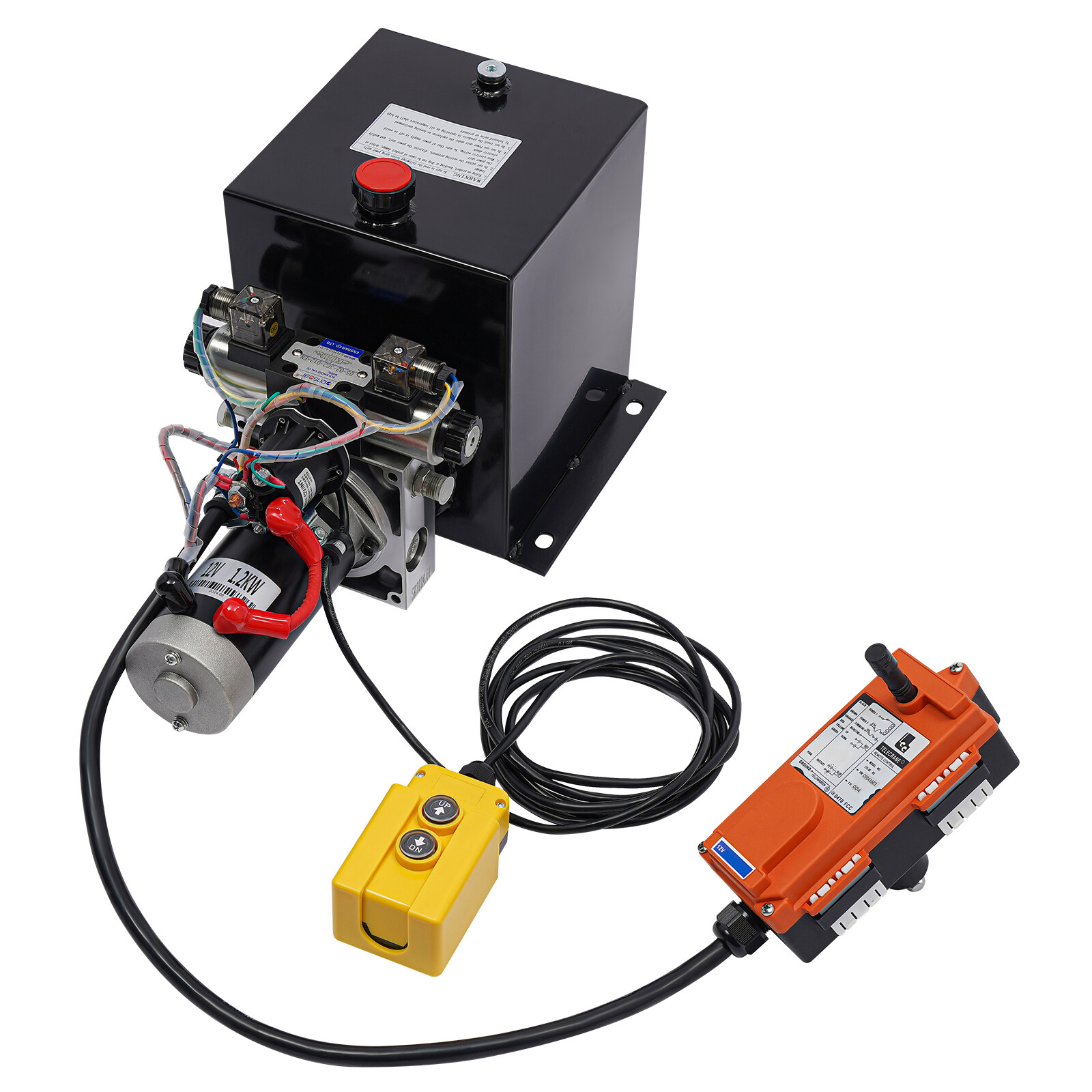 8QT Double Acting Hydraulic Pump with Wireless Remote Control - 12V DC