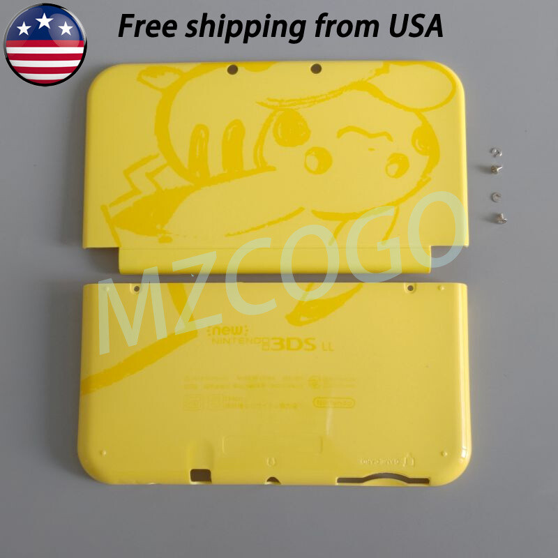 Pikachu For New Nintendo 3DS LL 3DS XL A+E Cover Shell Housing Front Back Case